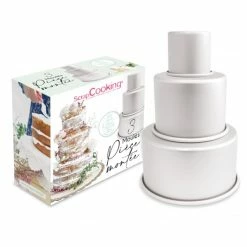 Promo ✨ ScrapCooking Cadre Pâtisserie Kit Moule Pour Pièce Montée - 18 X 30 Cm - 3 Pcs ⌛