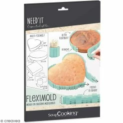 Nouveau 🤩 ScrapCooking Moule Silicone Silicone Flexi Mold - 4 Bandes à Assembler 🌟