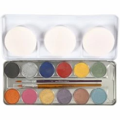 Grosses soldes 🥰 Kit Maquillage Enfant Palette De Maquillage à L'eau Eulenspiegel - 12 Couleurs 😍