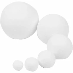 Budget 🧨 Creativ Company Boule Cellulose Assortiment De Boules De Ouate De Cellulose - Blanc - 12 à 50 Mm - 240 Pcs 🔥 -Maquillage Soldes unnamed file 587