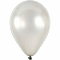 Budget 🤩 Creativ Company Ballon Baudruche Ballons Ronds 23 Cm - Argenté - 8 Pcs ✨