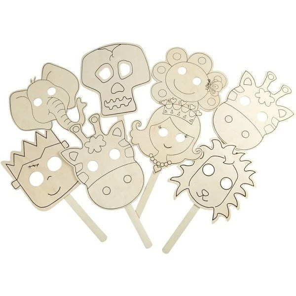 Grosses soldes â Creativ Company Masques En Bois - Designs Assortis - 22 X 35 Cm - 16 Pcs đ 1 Grosses soldes â Creativ Company Masques En Bois - Designs Assortis - 22 X 35 Cm - 16 Pcs đ