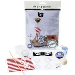Coupon ⭐ Creativ Company Kit Activité Manuelle Mini Kit Créatif Pour Enfant Spécial Recyclage - Bateau De Pirate ✨