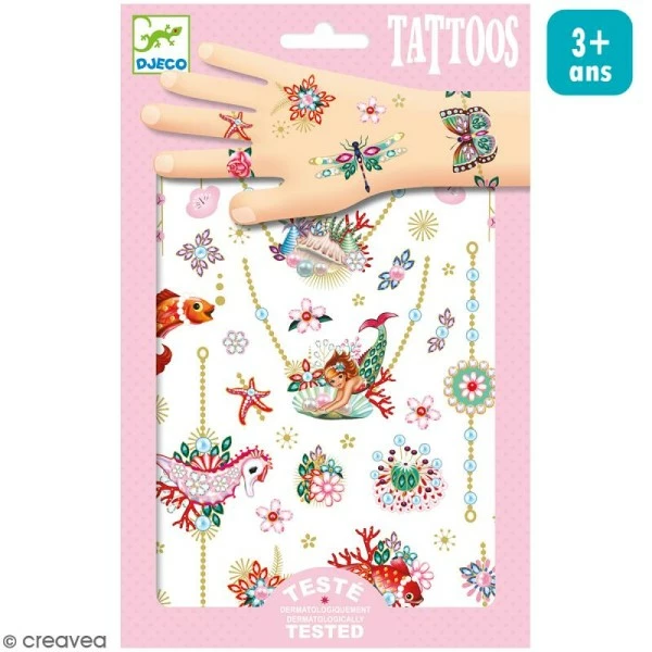 Budget 🧨 Djeco Tattoo Temporaire Tatouages Temporaires - Les Bijoux De Fiona - 2 Planches 💯 1 Budget 🧨 Djeco Tattoo Temporaire Tatouages Temporaires - Les Bijoux De Fiona - 2 Planches 💯
