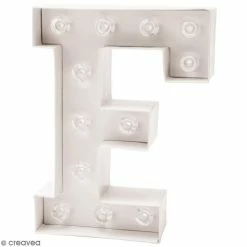 Meilleur prix ⌛ Rico Design Lettre Lumineuse Led Lettre Lumineuse à Led - F - 15 X 20 X 5 Cm 💯