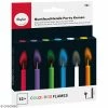 Le moins cher 💯 Rayher Bougies Anniversaire Bougies D'anniversaire Multicolores à Flamme Colorée - 12 Pcs 🧨