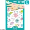 Budget 🛒 Djeco Tattoo Temporaire Tatouages Temporaires Belle Des Champs - 1 Planche 🤩
