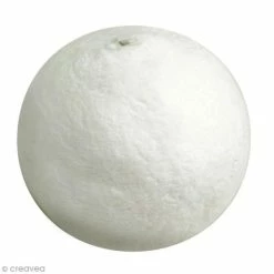 Nouveau ✔️ Rayher Boule Cellulose Boule De Cellulose Blanc - 7 Cm - 1 Pce ✔️