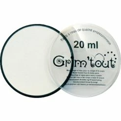 Acheter ⭐ Grim Tout Maquillage à L'eau Maquillage Professionnel Grim'tout Fard Blanc Galet 20 Ml - Sans Paraben ✔️