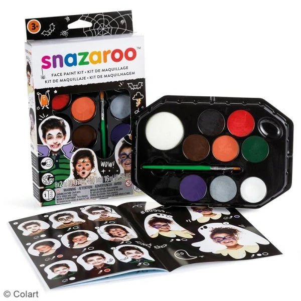 Offres 🔥 Kit Maquillage Enfant Palette Maquillage 🦇 Halloween Snazaroo - 11 Pcs 🥰 2 Offres 🔥 Kit Maquillage Enfant Palette Maquillage 🦇 Halloween Snazaroo - 11 Pcs 🥰 – Image 2