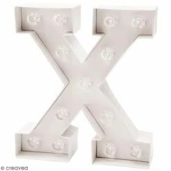 Nouveau 🛒 Rico Design Lettre Lumineuse Led Lettre Lumineuse à Led - X - 18 X 20 X 5 Cm 🛒