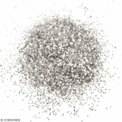 Meilleure vente 🔔 Hobby Time Paillette Ultra Fines Paillettes Pour Cosmétiques - Argenté - 1 G ✨