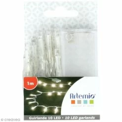 De gros 🔔 Artemio Guirlande Lumineuse LED - 10 Ampoules - Blanc Chaud - 1 M 🌟