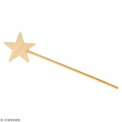 Bon marché 🔔 Artemio Jouets En Bois Baguette Magique En Bois à Décorer - 27 Cm 🛒