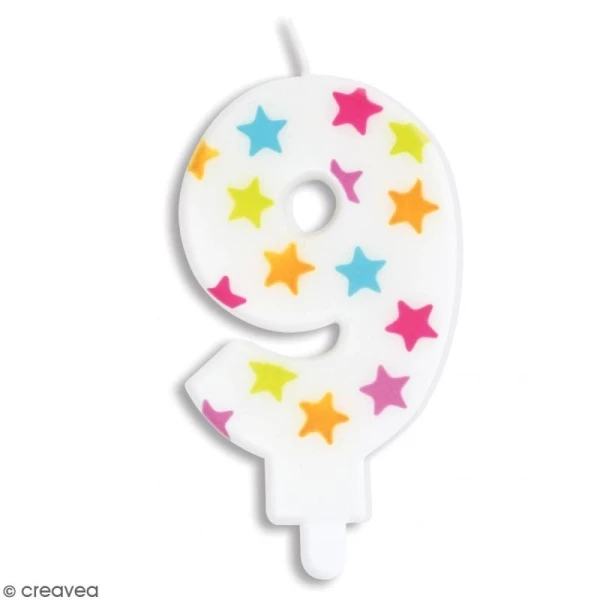 Bon marché ⌛ ScrapCooking Bougies Anniversaire Bougie Numéro 9 ⌛ 1 Bon marché ⌛ ScrapCooking Bougies Anniversaire Bougie Numéro 9 ⌛