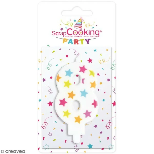 Acheter ✨ ScrapCooking Bougies Anniversaire Bougie Numéro 8 🎉 2 Acheter ✨ ScrapCooking Bougies Anniversaire Bougie Numéro 8 🎉 – Image 2