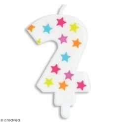 Budget ⭐ ScrapCooking Bougies Anniversaire Bougie Numéro 2 ✨