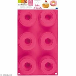 Nouveau 👍 ScrapCooking Moule Silicone Moule 6 Babas Et Donuts En Silicone 👏