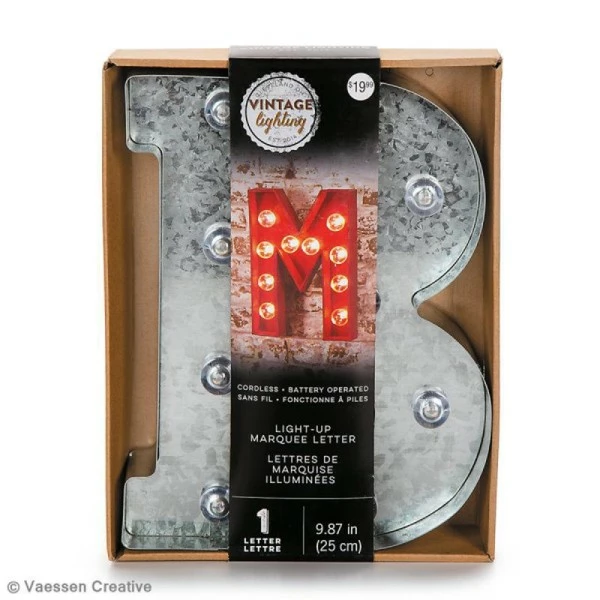 Vente flash đ€© Darice Lettre Lumineuse Led Lettre Lumineuse En MĂ©tal Vintage I - 25 X 12,5 X 4,5 Cm â 4 Vente flash đ€© Darice Lettre Lumineuse Led Lettre Lumineuse En MĂ©tal Vintage I - 25 X 12,5 X 4,5 Cm â â Image 4