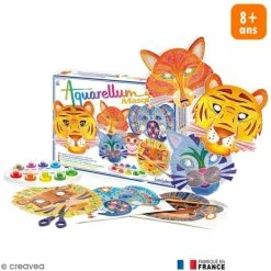 Les meilleures critiques de 🛒 Sentosphère Tableaux Aquarellum Masque à Décorer Aquarellum X 6 ❤️