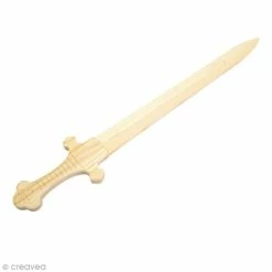 Meilleure vente ⭐ Artemio Déguisements Garçon Épée Chevalier à Décorer En Bois - 9 X 50 X 1,2 Cm 🧨
