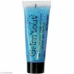 Meilleure vente 🔔 Grim Tout Maquillage à L'eau Maquillage Grim'tout Gel Pailleté 25ml Turquoise - Sans Paraben 🤩