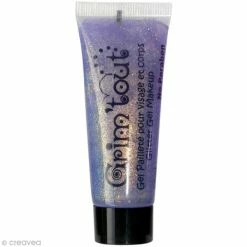 Meilleure vente 🔔 Grim Tout Maquillage à L'eau Maquillage Grim'tout Gel Pailleté 25ml Mauve - Sans Paraben 😍