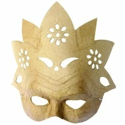 Meilleure vente 🛒 Décopatch Masque Fleur En Papier Mâché 23 Cm 😍