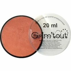 Nouveau 🔔 Grim Tout Maquillage à L'eau Maquillage Professionnel Grim'tout Fard Cuivre Métallique Galet 20 Ml - Sans Paraben ❤️