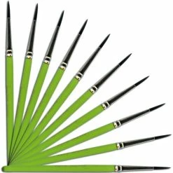 Le moins cher ❤️ Grim Tout Accessoires De Maquillage Pinceau Maquillage 15 Cm - Lot De 10 🎉