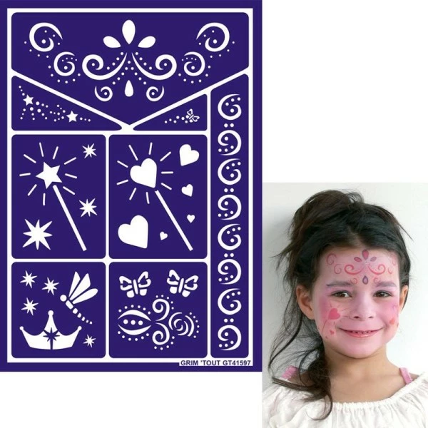 Le moins cher đ Grim Tout Pochoir Maquillage AdhĂ©sif Grim'tout Conte De FĂ©es đ„ 1 Le moins cher đ Grim Tout Pochoir Maquillage AdhĂ©sif Grim'tout Conte De FĂ©es đ„
