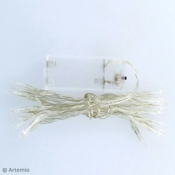 De gros 🔔 Artemio Guirlande Lumineuse LED - 10 Ampoules - Blanc Chaud - 1 M 🌟 3 De gros 🔔 Artemio Guirlande Lumineuse LED - 10 Ampoules - Blanc Chaud - 1 M 🌟 – Image 3