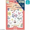 Meilleure affaire 🛒 Djeco Tattoo Temporaire Tatouage Temporaire Tattoos - Sweet Dreams - 67 Pcs Environ ✔️