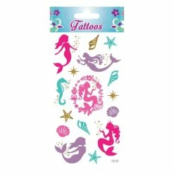 Les meilleures critiques de 🌟 Global Gift Tatouage Temporaire Tatouages Temporaires - Sirènes - Paillettes 🌟