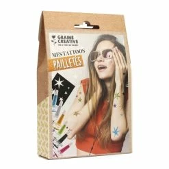 Acheter 🌟 Graine Créative Tatouage Temporaire Kit Tatouages éphémères - Mes Tattoos Pailletés 😍