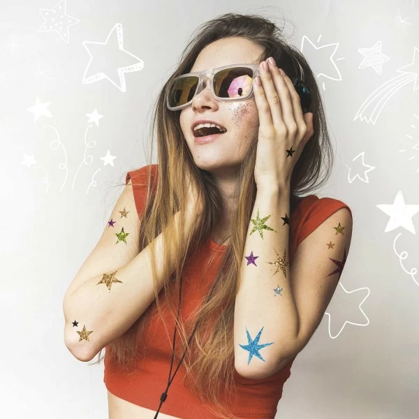 Acheter 🌟 Graine Créative Tatouage Temporaire Kit Tatouages éphémères - Mes Tattoos Pailletés 😍 4 Acheter 🌟 Graine Créative Tatouage Temporaire Kit Tatouages éphémères - Mes Tattoos Pailletés 😍 – Image 4