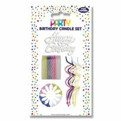 Vente flash 👍 Clairefontaine Bougies Anniversaire Set Bougies D'anniversaire II - 37 Pièces 🌟