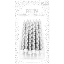 Meilleure affaire 💯 Clairefontaine Bougies Anniversaire Bougies D'anniversaire "Métallique" - Argent 🤩